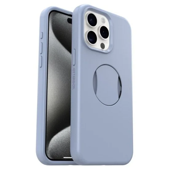 Cover Iphone 15 Pro Symmetry Otter Grip - Blue